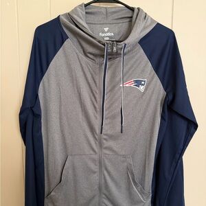 New England Patriots women’s top/hoodie size L (fits more like XL)